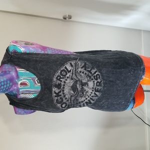 Karma Recycled Rock and Roll Tank Med.